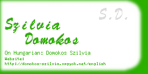 szilvia domokos business card